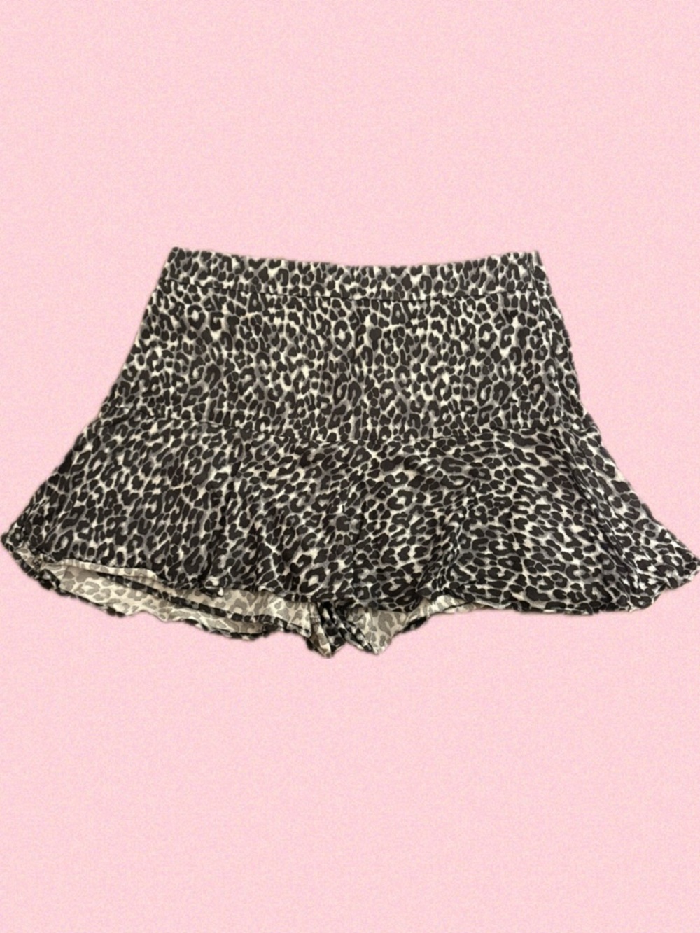 Zara Cheetah Skort